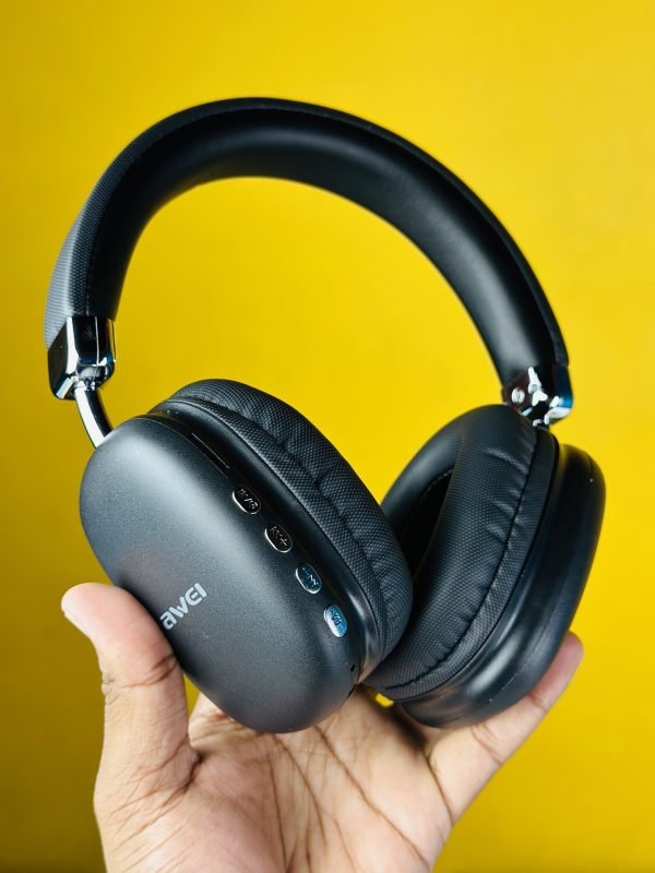 Awei AT7 Bluetooth Wireless Headphone- Black Color - Image 7